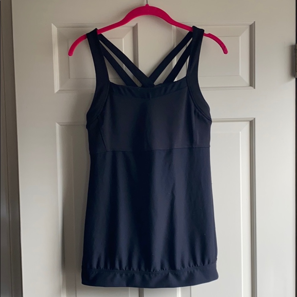 Black Athleta workout top